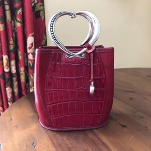Brighton red heart handbag